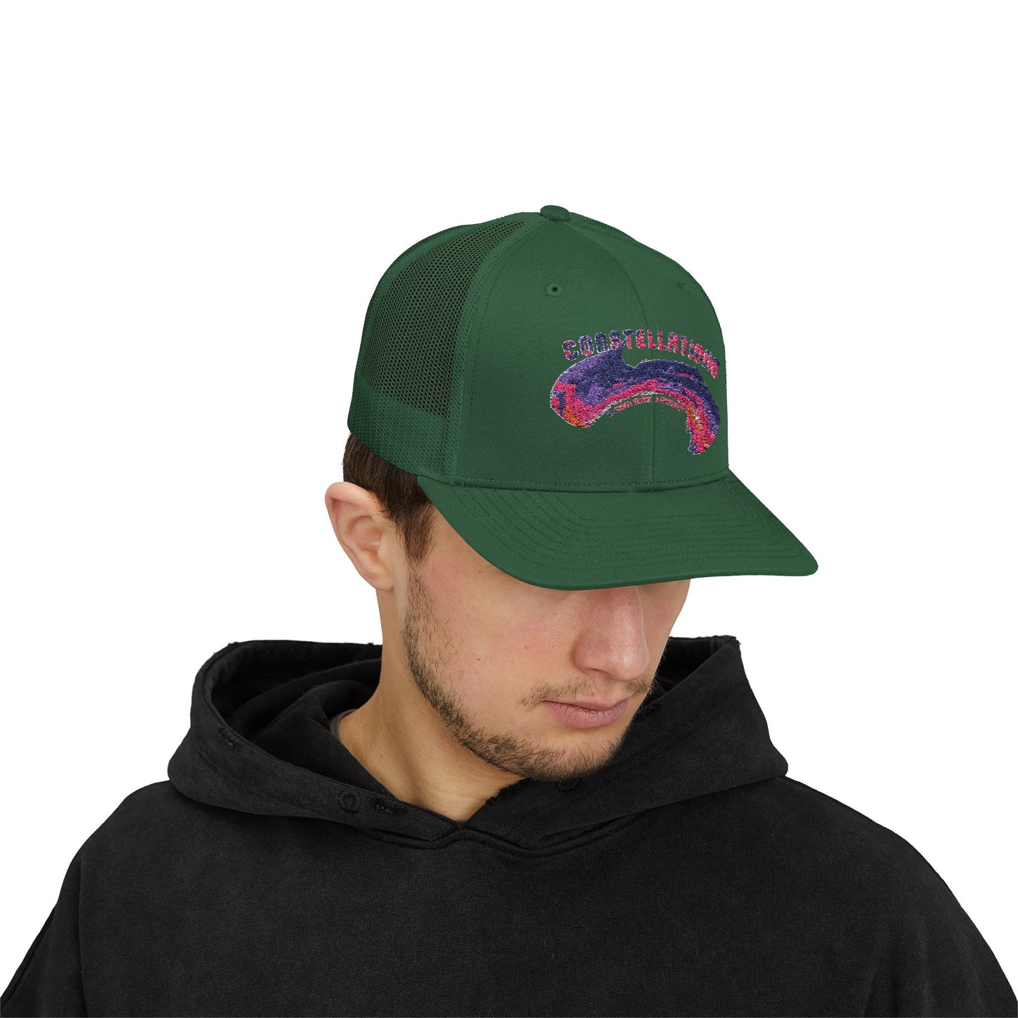 Constellations Snapback Trucker Cap - Stylish & Unique Headwear for Outdoor Lovers