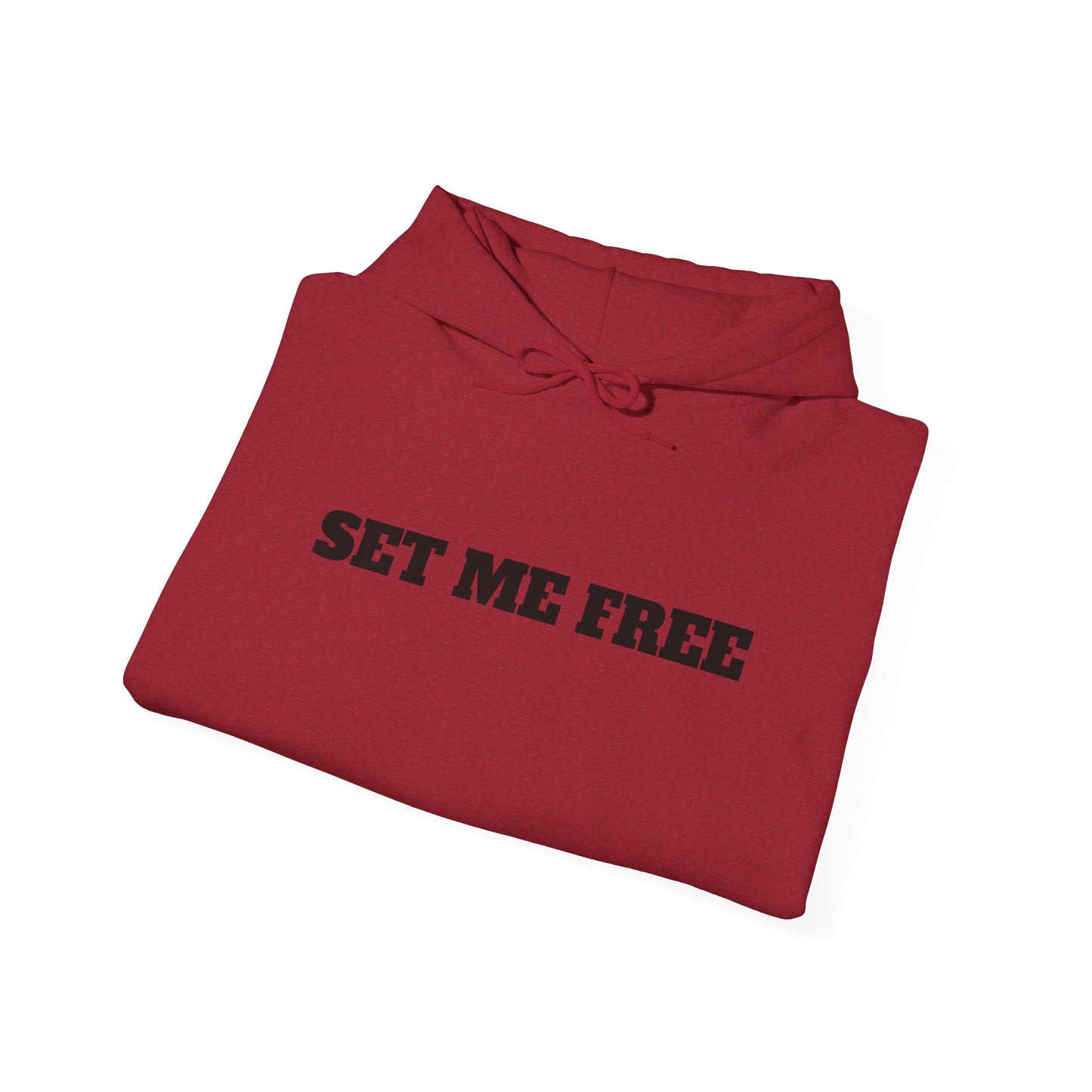 Set Me Free Unisex Hooded Sweatshirt - 'Set Me Free' Casual Cozy Apparel for Everyday Wear, Perfect Gift for Friends, Stylish Streetwear, Chill Vibes