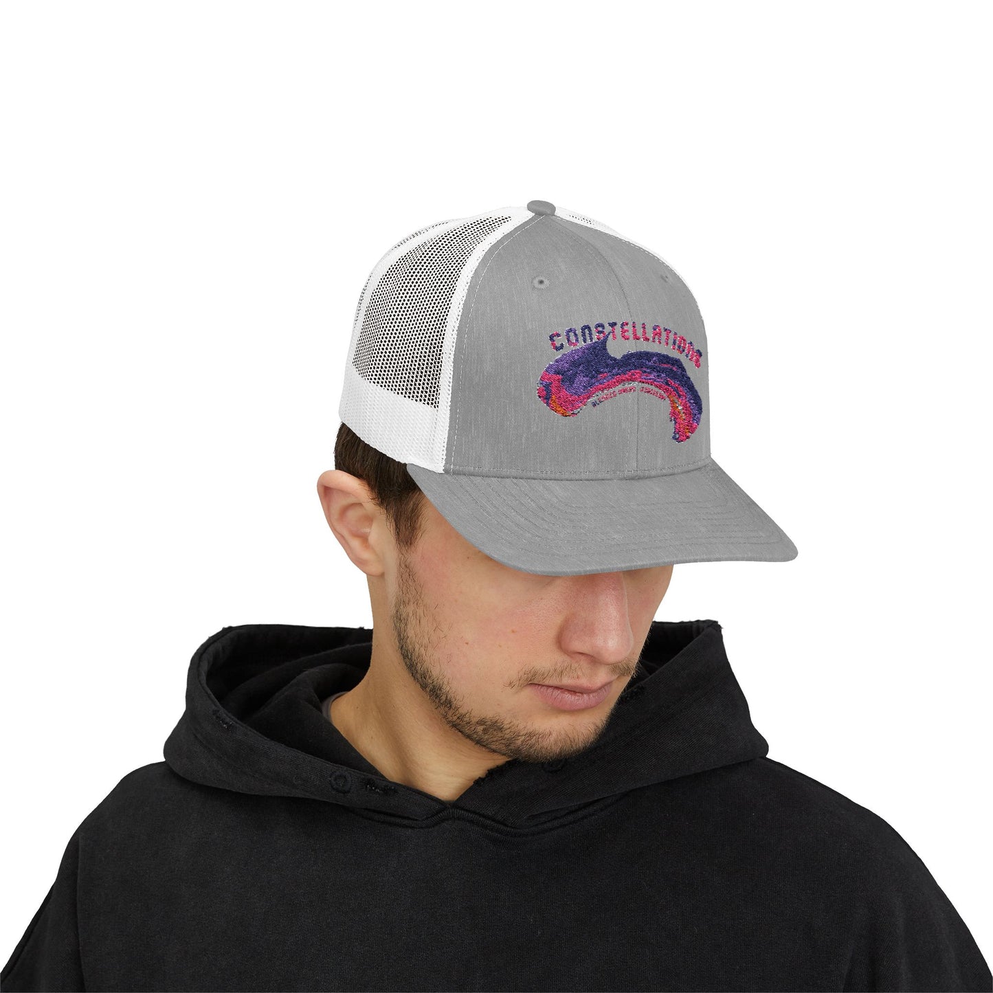 Constellations Snapback Trucker Cap - Stylish & Unique Headwear for Outdoor Lovers