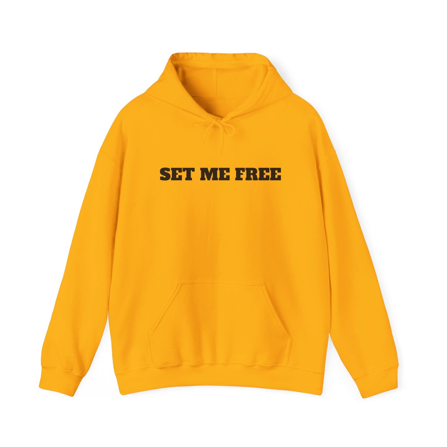 Set Me Free Unisex Hooded Sweatshirt - 'Set Me Free' Casual Cozy Apparel for Everyday Wear, Perfect Gift for Friends, Stylish Streetwear, Chill Vibes