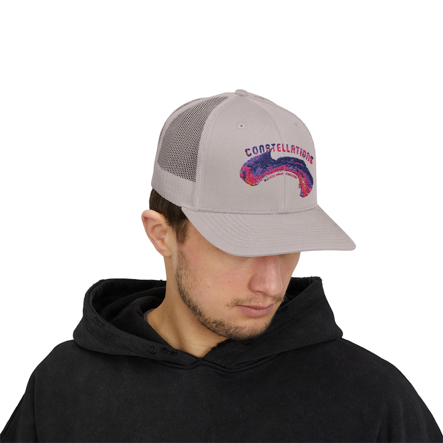 Constellations Snapback Trucker Cap - Stylish & Unique Headwear for Outdoor Lovers