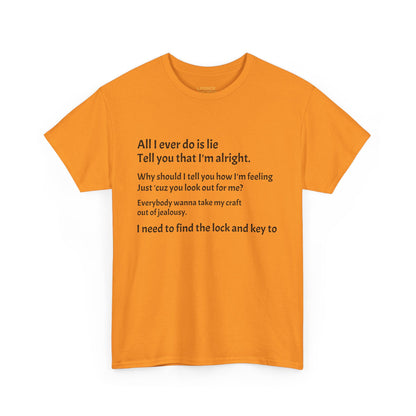 Set Me Free lyric Unisex Heavy Cotton Tee, Motivational Shirt for Men and Women, Perfect Gift for Holidays, Casual Wear, Self-Expression, [...]
