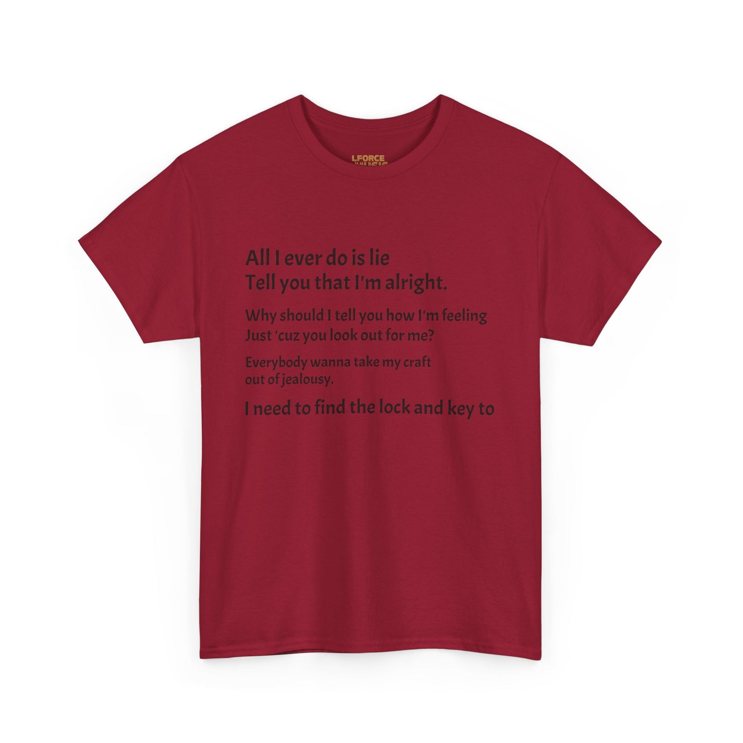 Set Me Free lyric Unisex Heavy Cotton Tee, Motivational Shirt for Men and Women, Perfect Gift for Holidays, Casual Wear, Self-Expression, [...]