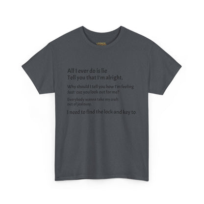 Set Me Free lyric Unisex Heavy Cotton Tee, Motivational Shirt for Men and Women, Perfect Gift for Holidays, Casual Wear, Self-Expression, [...]