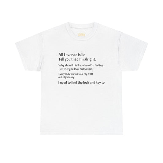 Set Me Free lyric Unisex Heavy Cotton Tee, Motivational Shirt for Men and Women, Perfect Gift for Holidays, Casual Wear, Self-Expression, [...]
