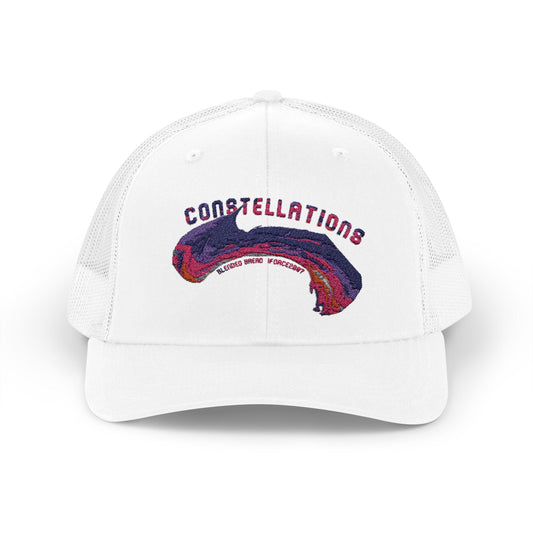 Constellations Snapback Trucker Cap - Stylish & Unique Headwear for Outdoor Lovers
