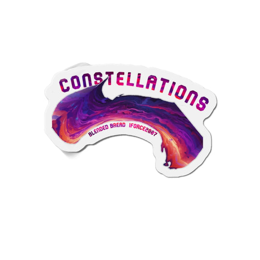 Colorful Constellations Die-Cut Magnet